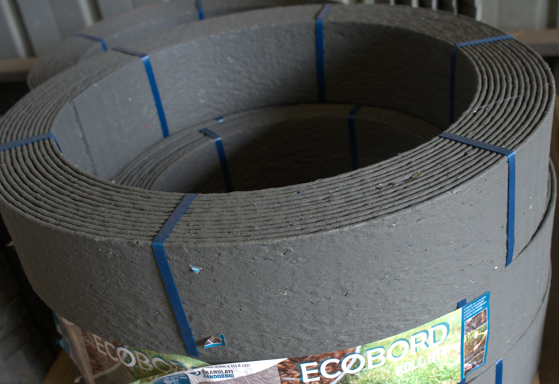BORDURE ECOBORD GREY 10M X 14CM